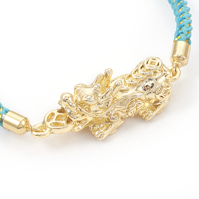 Brass Links Bracelets BJEW-F362-E-1