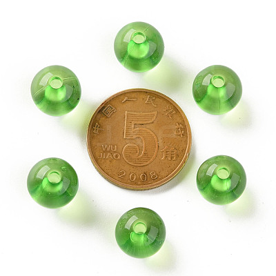 Transparent Acrylic Beads MACR-S370-A10mm-734-1