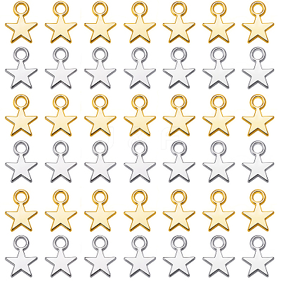200Pcs 2 Colors Alloy Charms FIND-SC0023-74-1