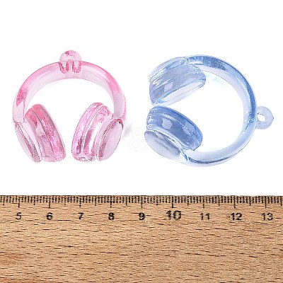 Transparent Acrylic Pendants AC-N166-02-1