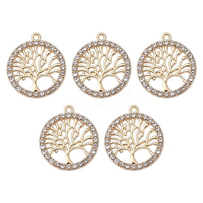 Alloy Crystal Rhinestone Pendants FIND-YW0003-63-1