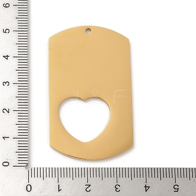 Ion Plating(IP) 304 Stainless Steel Pendants STAS-K270-25B-G-1