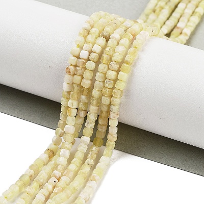 Natural Yellow Opal Beads Strands G-H042-B03-01-1