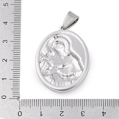 304 Stainless Steel Pendants STAS-M103-01AS-06-1