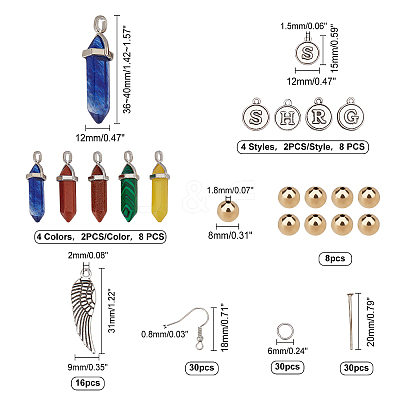 DIY Earring Making Kit DIY-FH0003-26-1