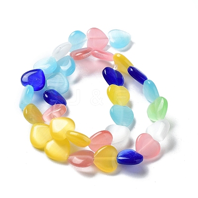 Cat Eye Glass Bead Strands CE-R010-11-1