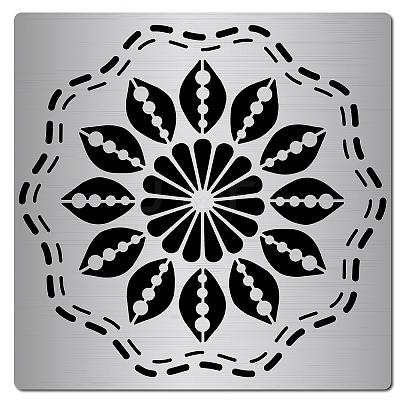 Stainless Steel Cutting Dies Stencils DIY-WH0238-014-1