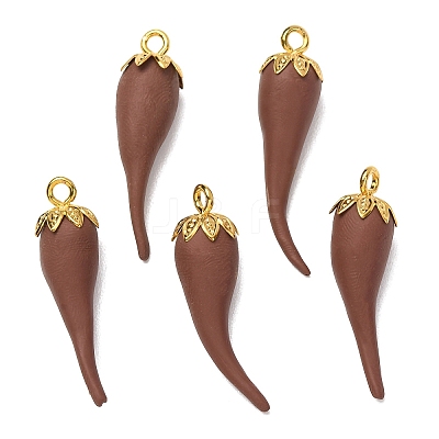 Handmade Polymer Clay Pendants CLAY-C008-02G-1