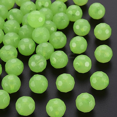 Imitation Jelly Acrylic Beads MACR-S373-97B-E06-1