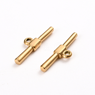 Ion Plating(IP) 304 Stainless Steel Toggle Clasps Parts STAS-D142-04C-G-1