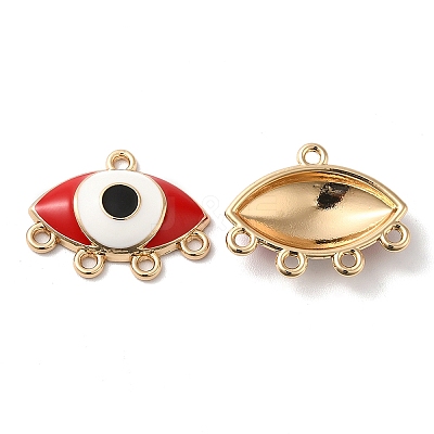 Alloy Enamel Chandelier Component Links PALLOY-E027-VF707-2-1
