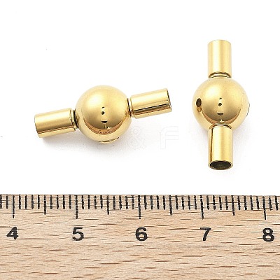 Ion Plating(IP) 304 Stainless Steel European Clasps STAS-Z115-04G-07-1