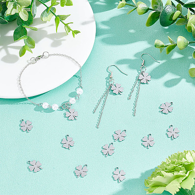 50Pcs 304 Stainless Steel Charms STAS-AR0001-45-1