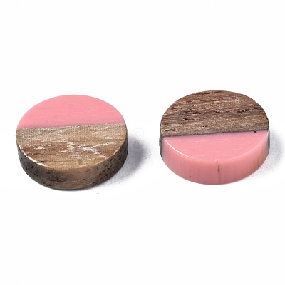 Resin & Wood Cabochons RESI-S358-70-H41-1