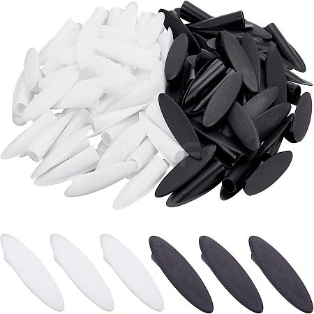 200Pcs 2 Colors Plastic Inclined Hole Locator AJEW-FH0001-83-1