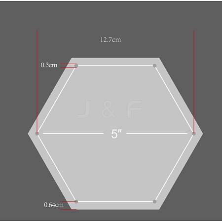 Acrylic Transparent Pressure Plate DIY-WH0158-46E-1