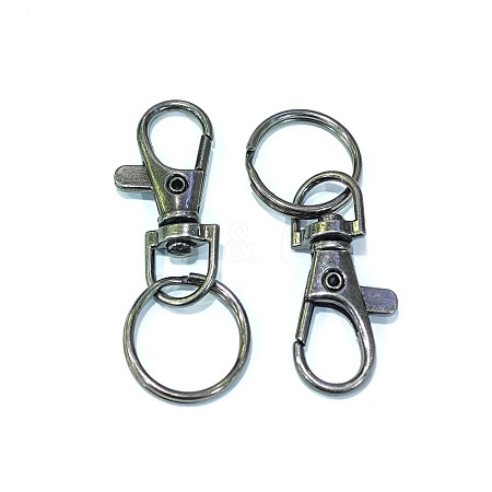 Alloy Keychain Clasp Findings KEYC-M018-03AS-1