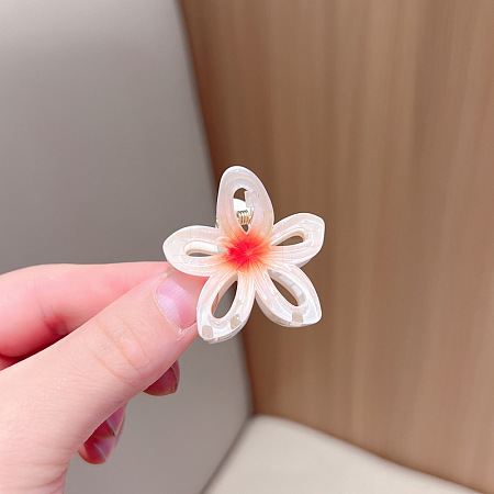 Flower Plastic Claw Hair Clips PW-WG3FA62-03-1