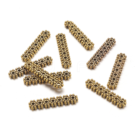 Tibetan Style Beads Spacers X-TIBEB-S034-AG-LF-1