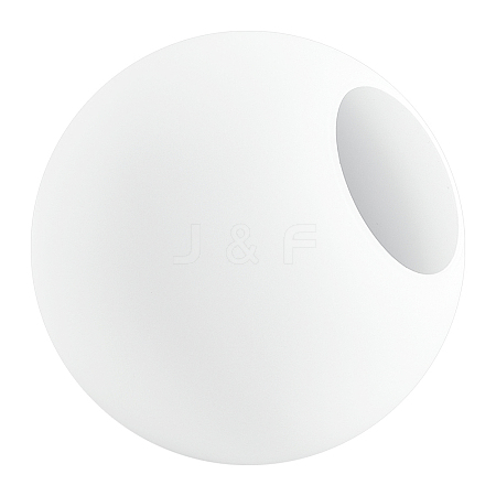 Frosted Glass Globe Lamp Shade Replacement AJEW-WH0528-04-1