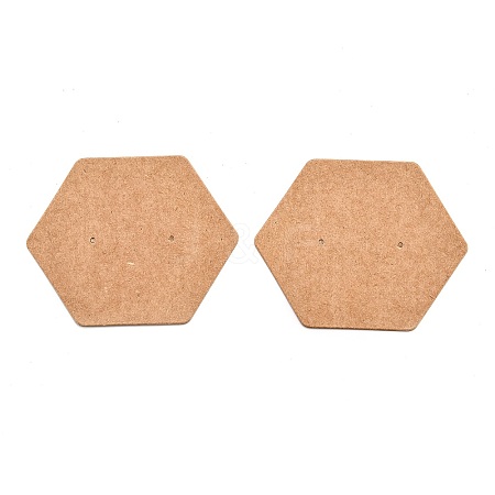 Kraft Paper Earring Displays Cards LS-X-CDIS-H005-01-1