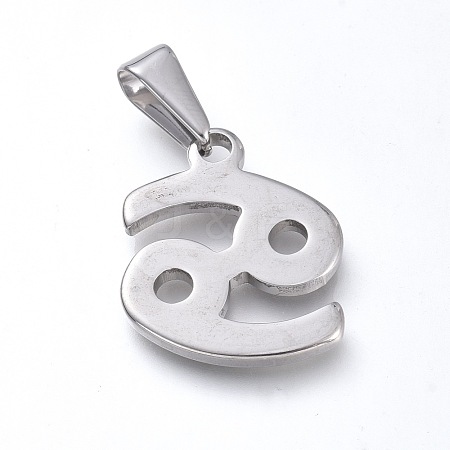 Non-Tarnish 304 Stainless Steel Pendants STAS-L210-06H-P-01-1