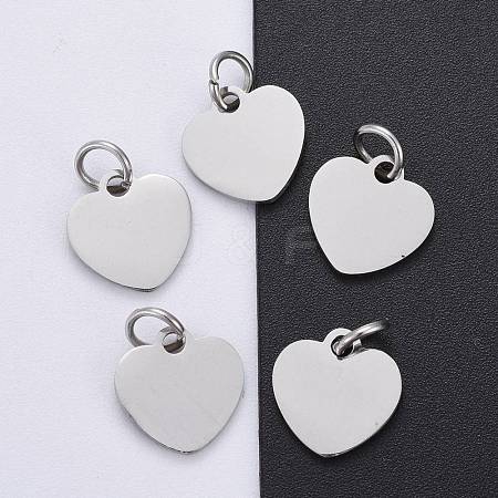 201 Stainless Steel Stamping Blank Tag Charms STAS-S105-T617-1-1