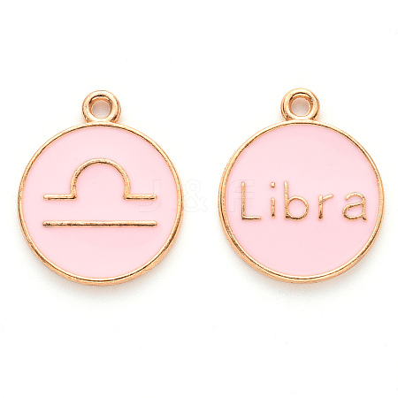 Alloy Enamel Pendants LS-ENAM-S124-01A-09K-1