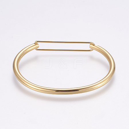 304 Stainless Steel Bangles LS-BJEW-P181-03G-1