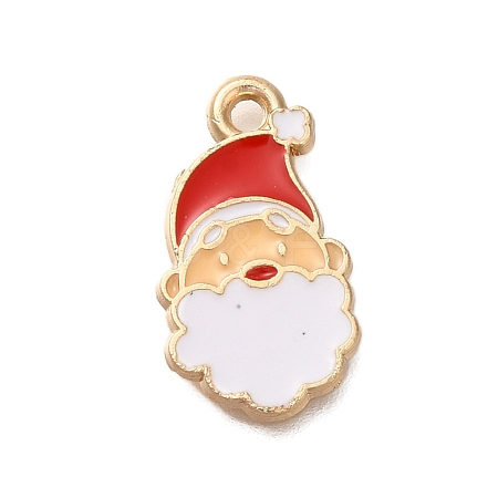 Christmas Theme Alloy Enamel Pendants FIND-M039-02J-1