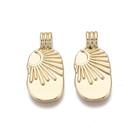 Brass Pendants KK-R133-006-03G-NF-1