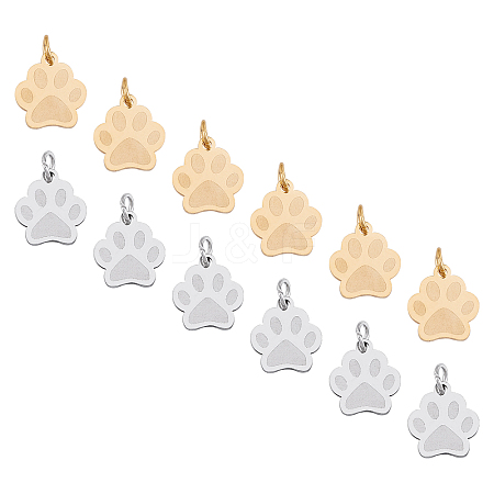 201 Stainless Steel Pet Charms STAS-UN0019-49-1