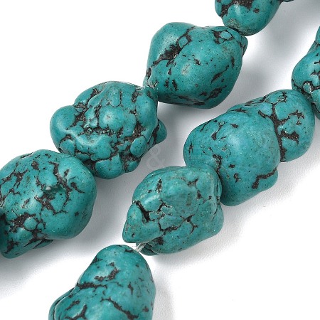 Natural Marble Beads Strands G-B078-D31-04-1-1