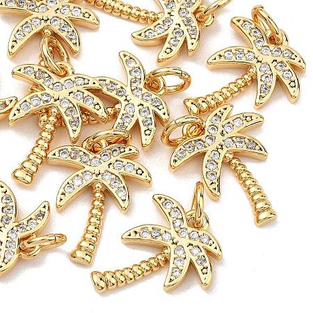 SHEGRACE Brass Micro Pave Clear Cubic Zirconia Pendants XGRQ2C285-409G-1