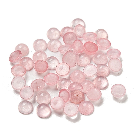 Natural White Jade Dyed Cabochons G-H309-03-36-1