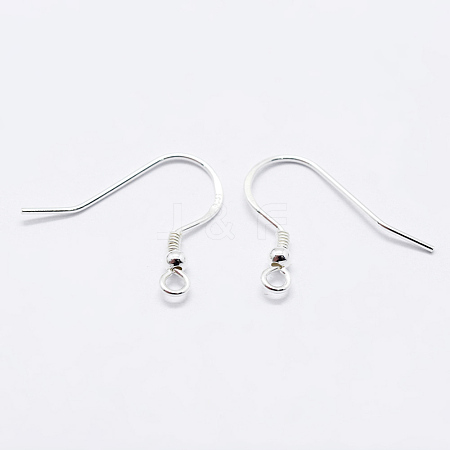 925 Sterling Silver Earring Hooks STER-K167-053B-S-1