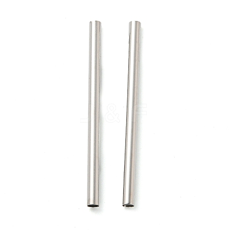 Brass Tube Beads LS-KK-Z045-04E-P-1