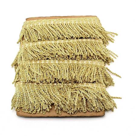 Polyester Latin Fringe Lace OCOR-WH0065-18-1
