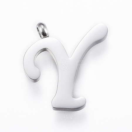 Tarnish Resistant 304 Stainless Steel Pendants STAS-F129-Y-P-1
