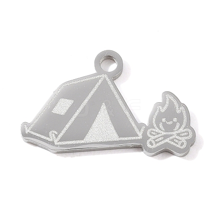 304 Stainless Steel Pendants SA-CBAE30B-04C-P-1