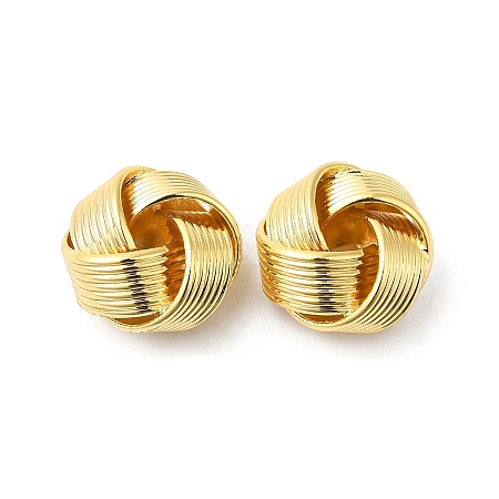 Brass European Beads KK-P234-32G-1