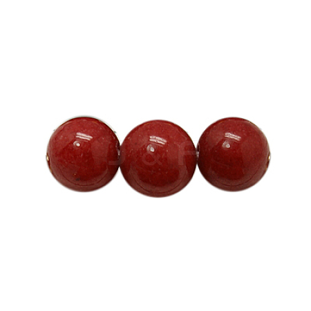 Natural Mashan Jade Beads Strands G-H1626-10MM-04-1
