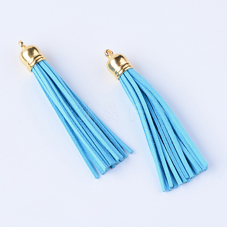 Faux Suede Tassel Pendant Decorations FIND-T003-A04-1