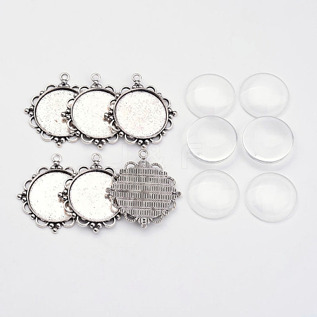 Pendant Making Sets DIY-X0269-10AS-RS-1