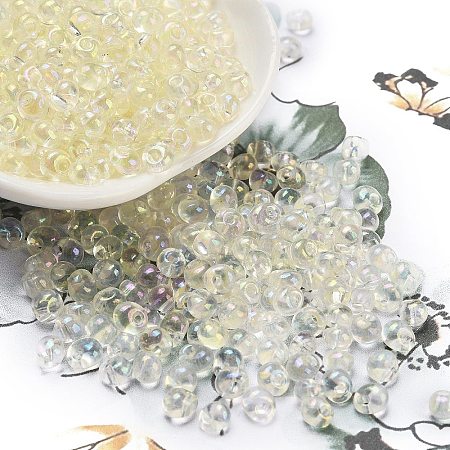 6/0 Inside Colours Fringe Glass Seed Beads X1-SEED-A034-03I-1