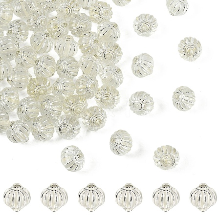 60Pcs Lantern Plating Transparent Acrylic Beads PACR-YW0001-52-1