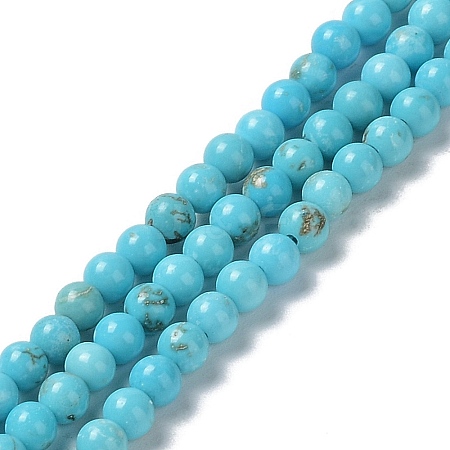 Natural Howlite Beads Strands G-E604-B04-B-1