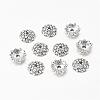 Tibetan Style Alloy Bead Caps X-LF1650Y-1