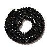 Natural Black Onyx Beads Strands X-G-K020-3mm-30-4