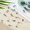 36Pcs 3 Size 304 Stainless Steel Stud Earring Findings DIY-DC0001-55-4